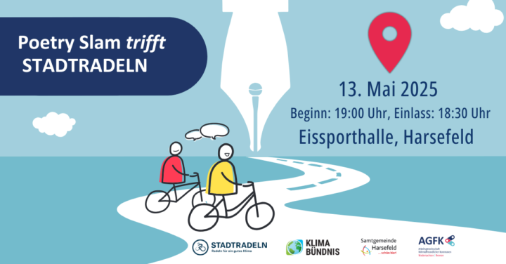 Poetry Slam trifft STADTRADELN (findet in der Bücherei statt!)